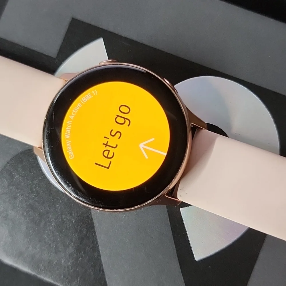 SANSUNG S21+5G W/TEMPERED GLASS Samsung Galaxy Watch Active 40mm - Rose Gold w
